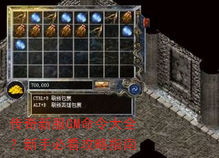 传奇新服GM命令大全?新手必看攻略指南 传奇新服GM命令大全?新手必看攻略指南