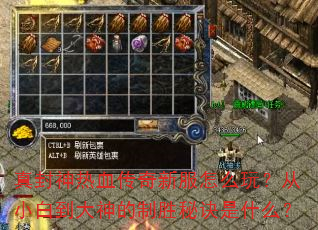 真封神热血传奇新服怎么玩?从小白到大神的制胜秘诀是什么? 真封神热血传奇新服怎么玩?从小白到大神的制胜秘诀是什么?